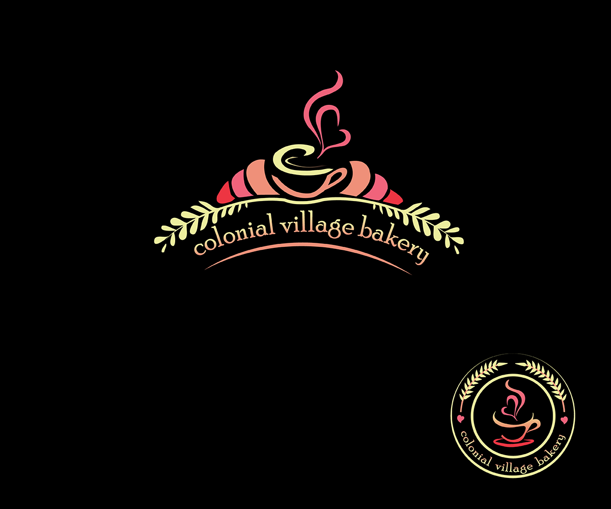 Logo Design by Anuja Kanani for colonial village bakery | Design #3069057