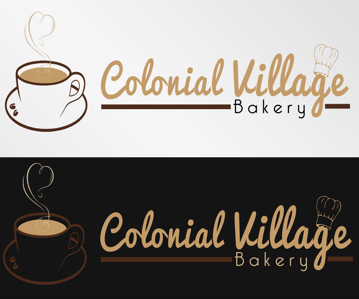 Logo Design by Graphicmile for colonial village bakery | Design #3021359