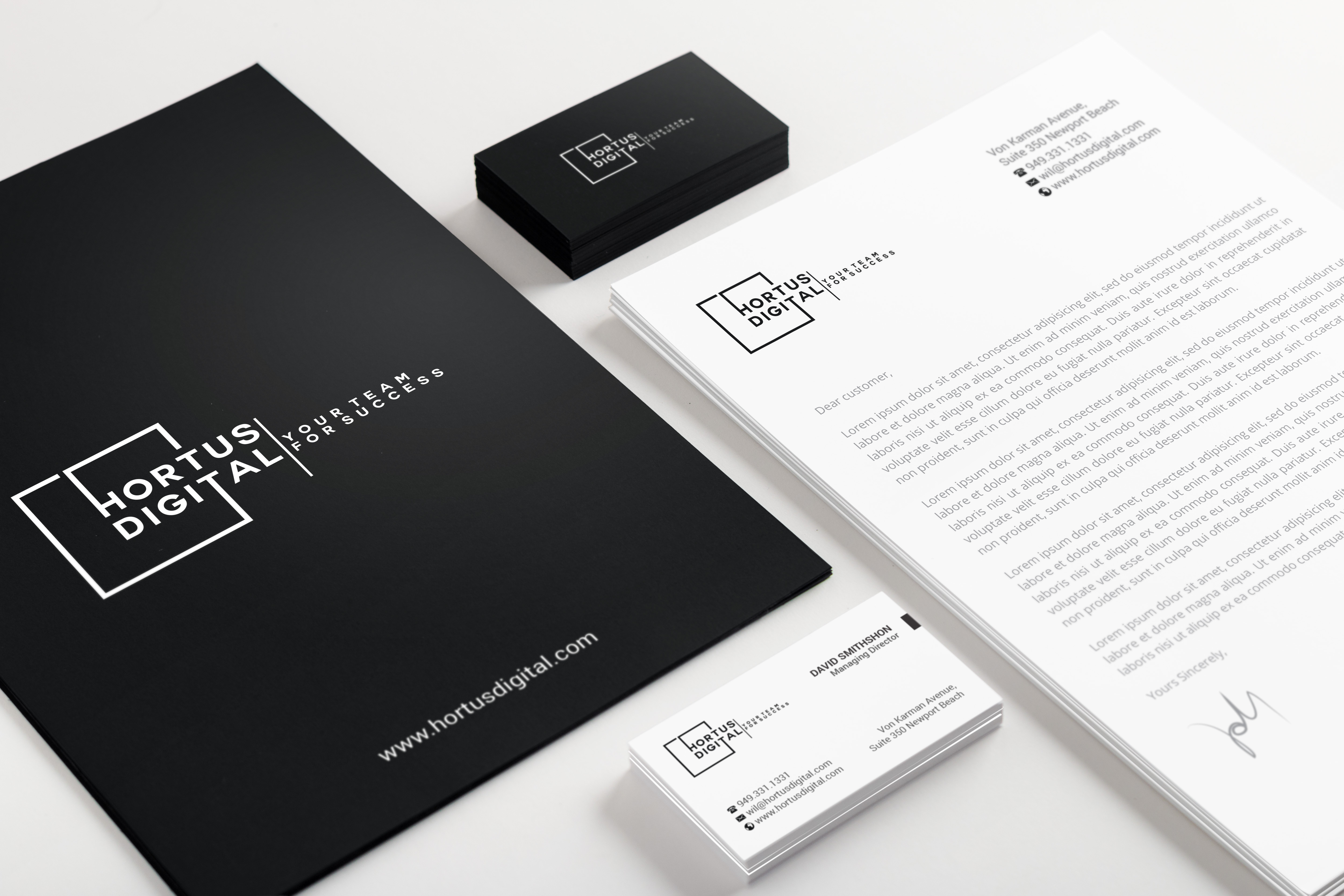 Stationery Design by R.design for HORTUS Digital | Design #25214002