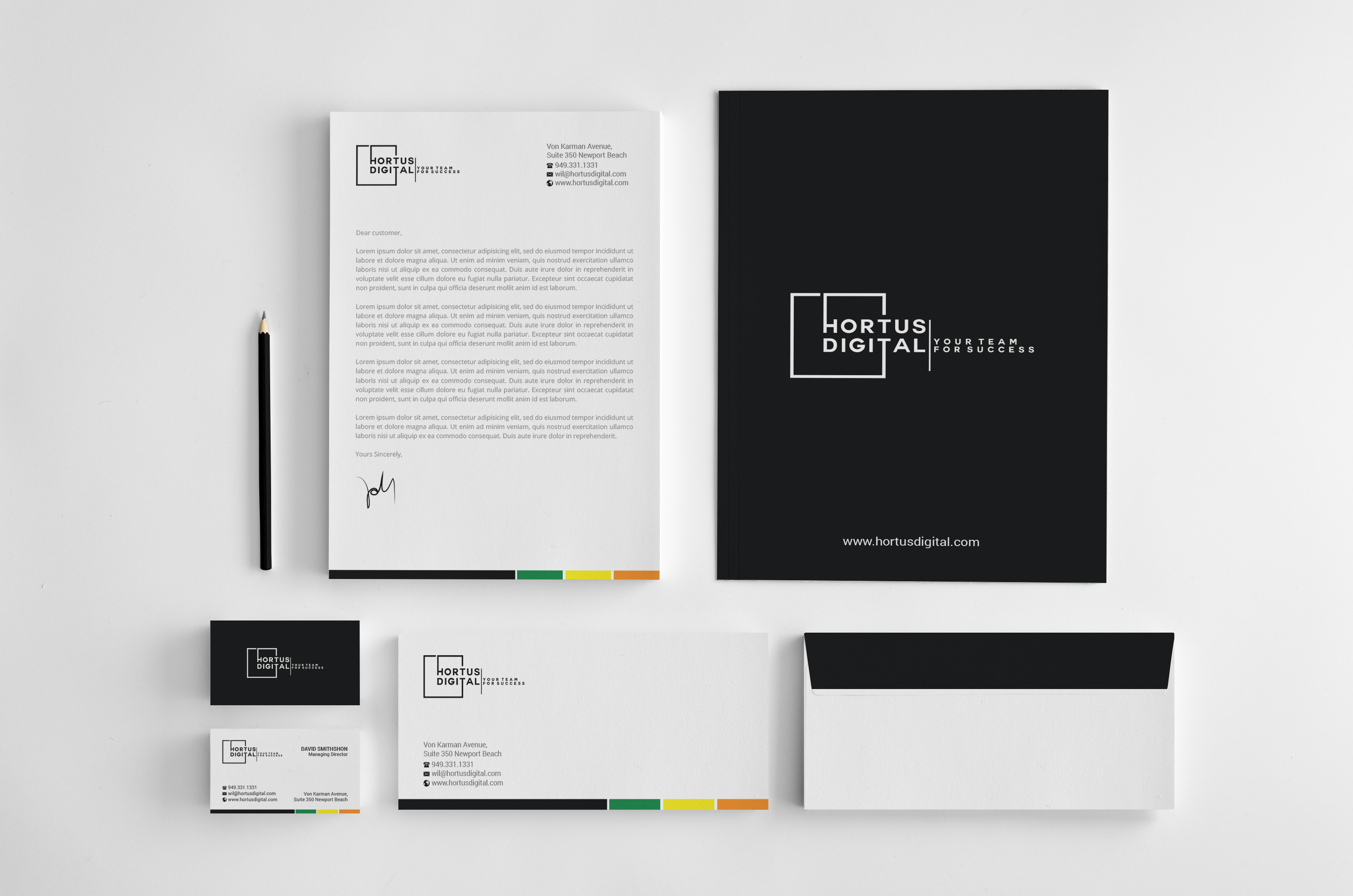 Stationery Design by R.design for HORTUS Digital | Design #25224822