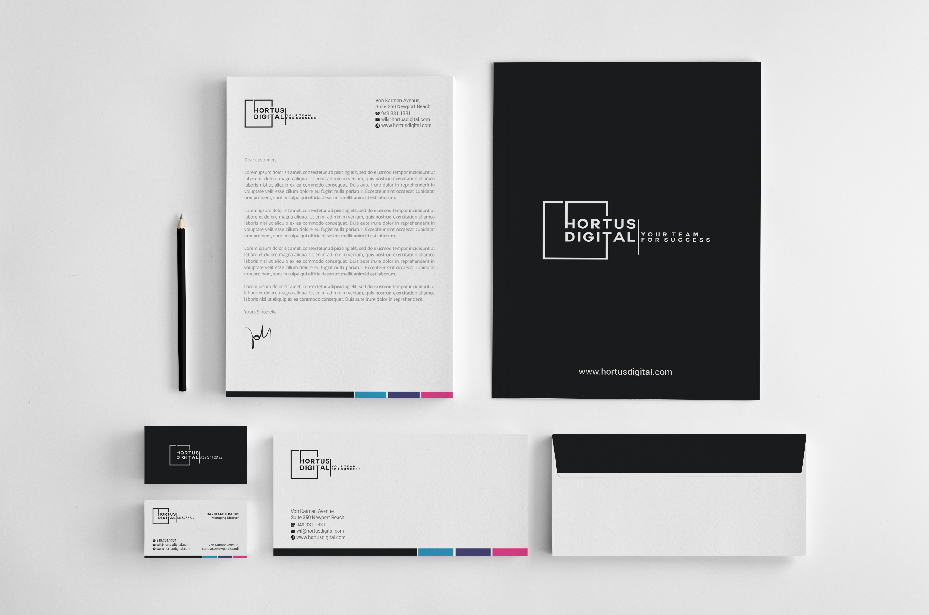 Stationery Design by R.design for HORTUS Digital | Design #25224824