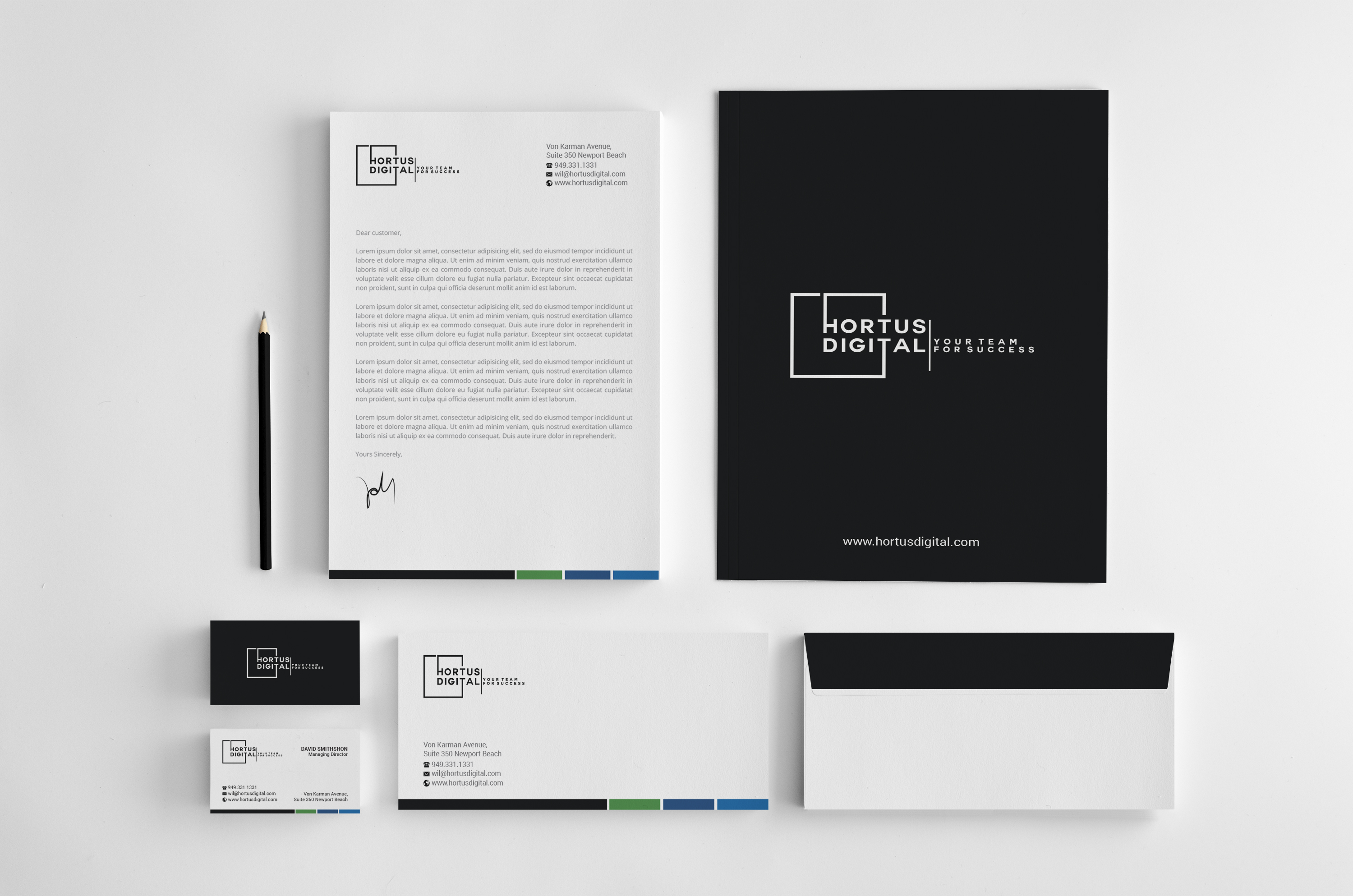Stationery Design by R.design for HORTUS Digital | Design #25225598