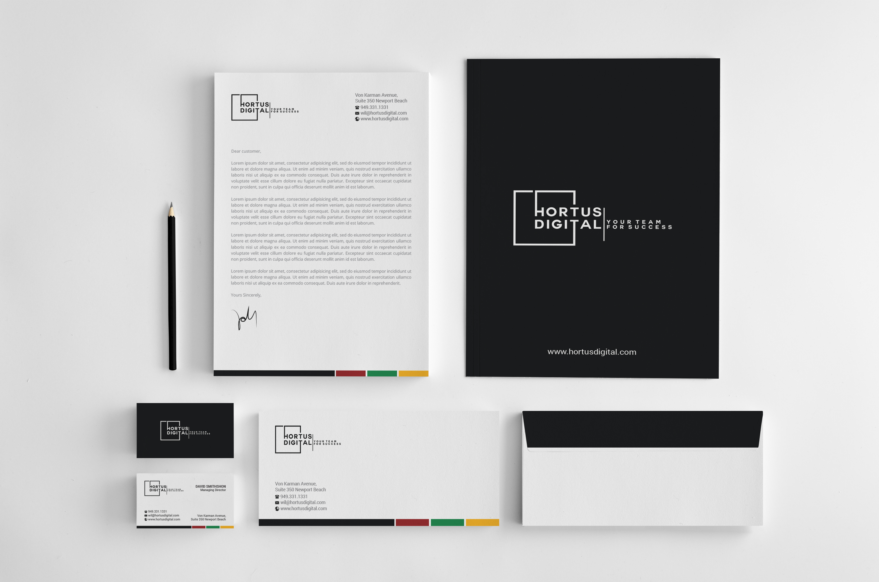 Stationery Design by R.design for HORTUS Digital | Design #25231138