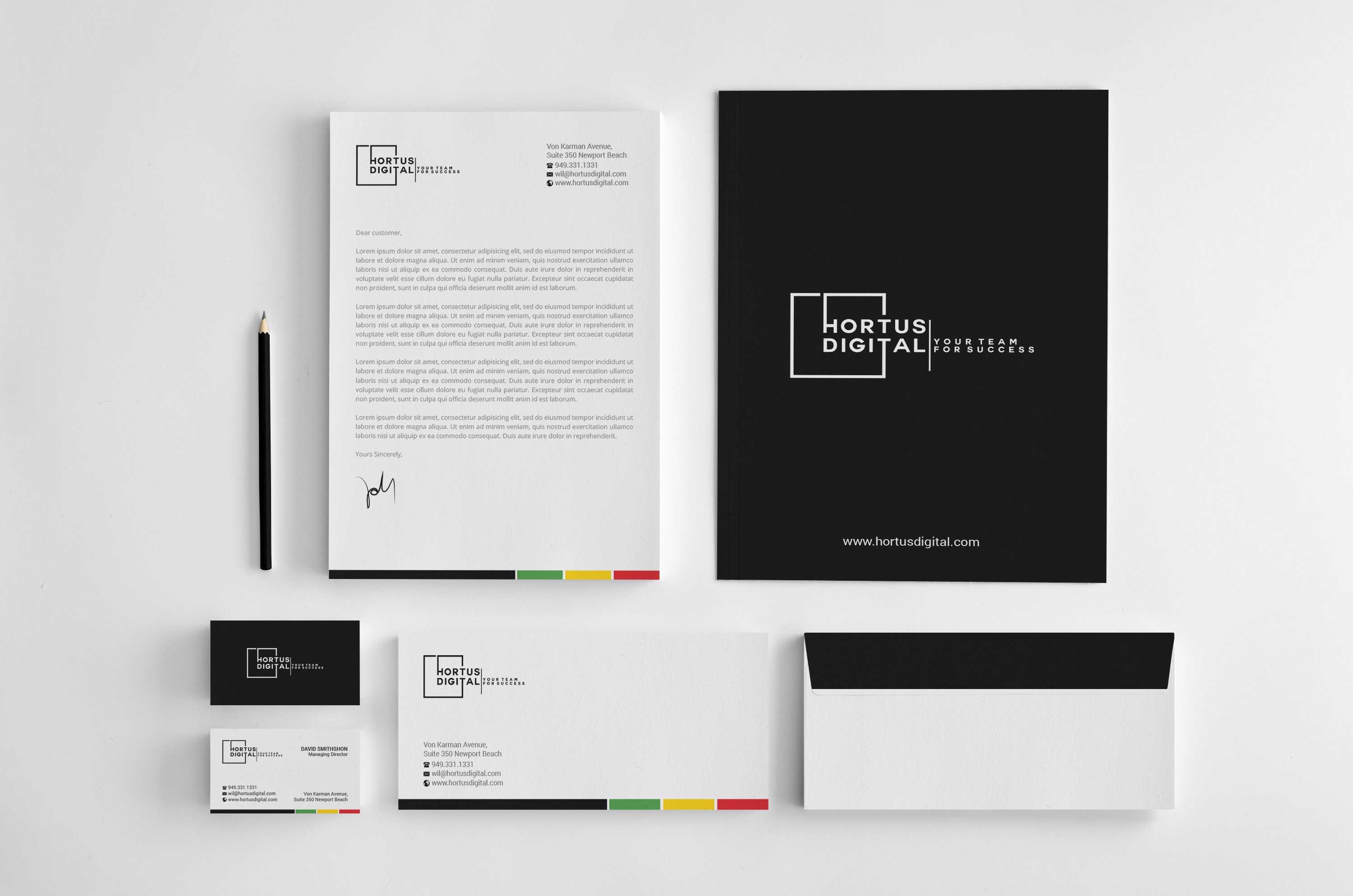 Stationery Design by R.design for HORTUS Digital | Design #25231192