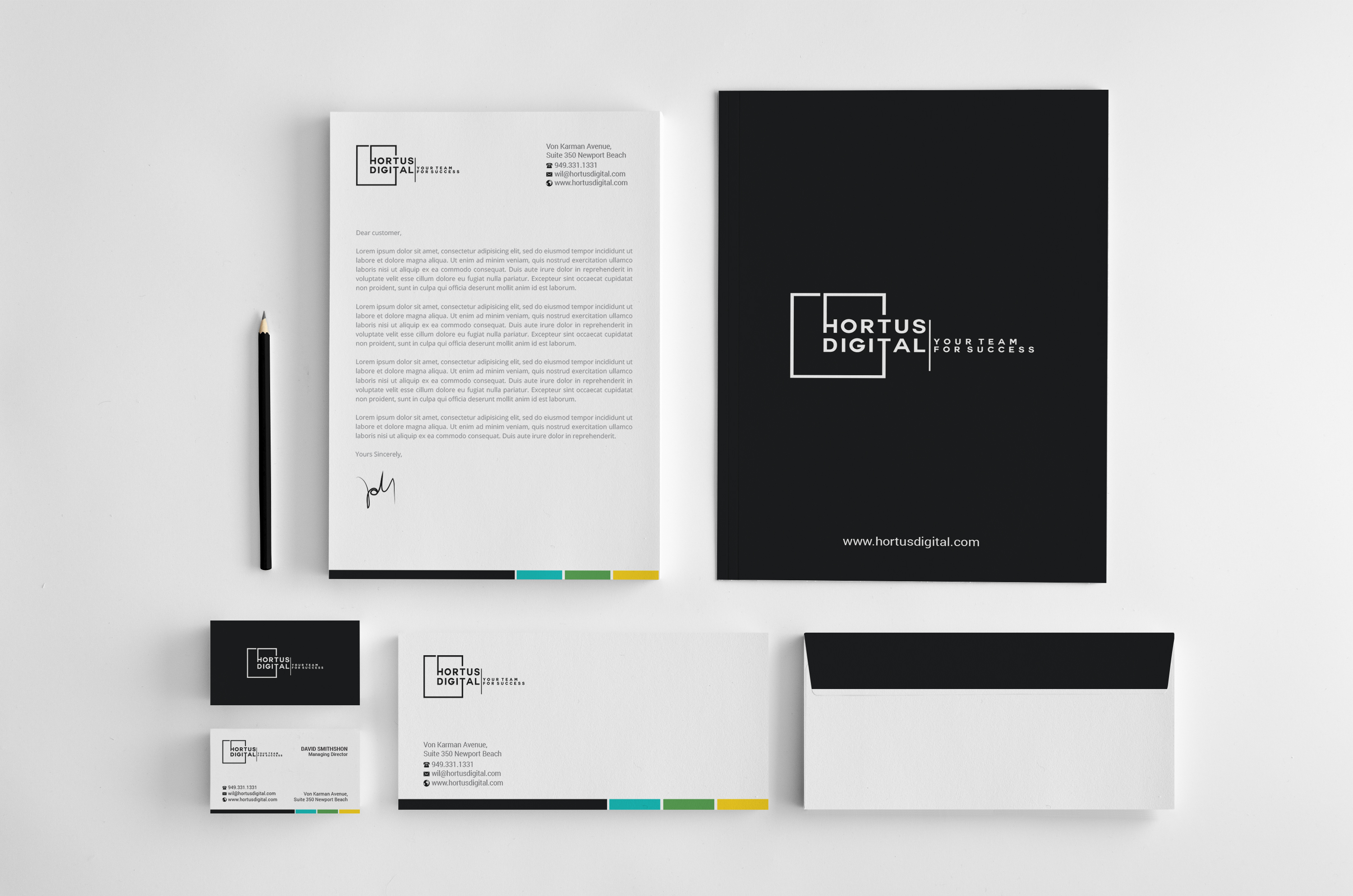 Stationery Design by R.design for HORTUS Digital | Design #25232821