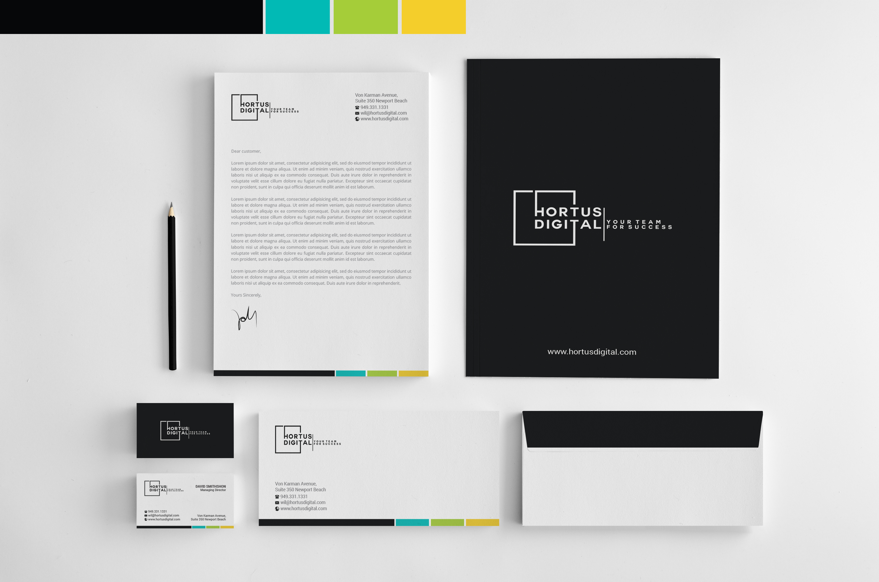 Stationery Design by R.design for HORTUS Digital | Design #25236770