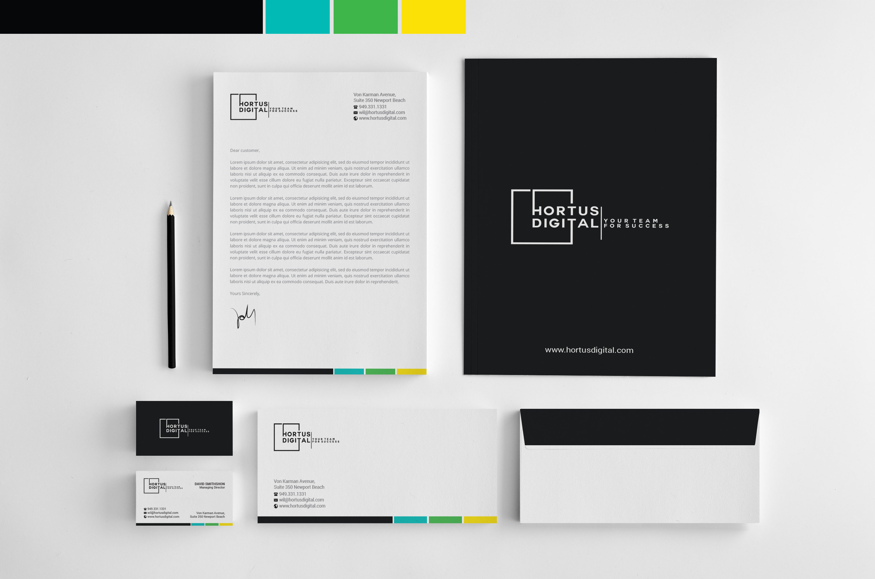 Stationery Design by R.design for HORTUS Digital | Design #25236815
