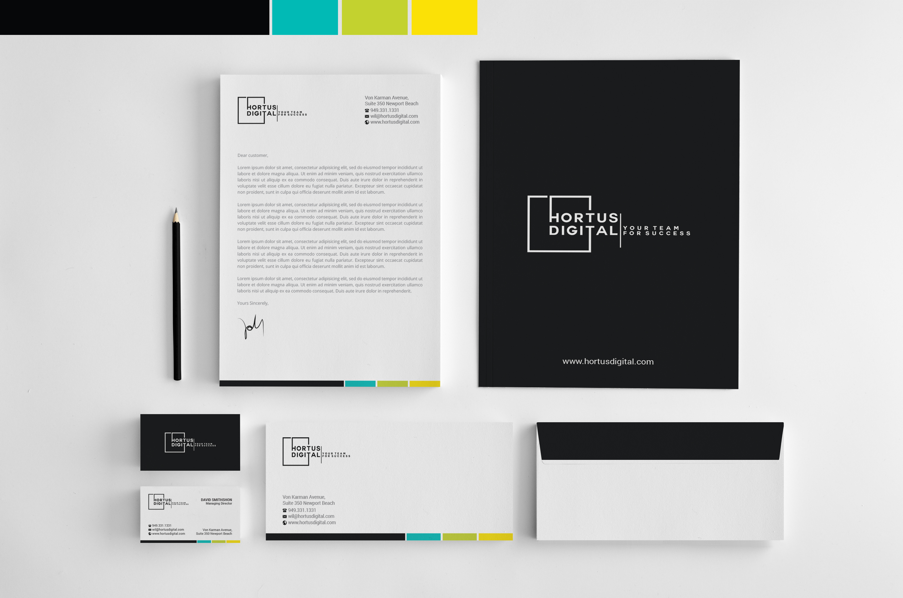 Stationery Design by R.design for HORTUS Digital | Design #25236947
