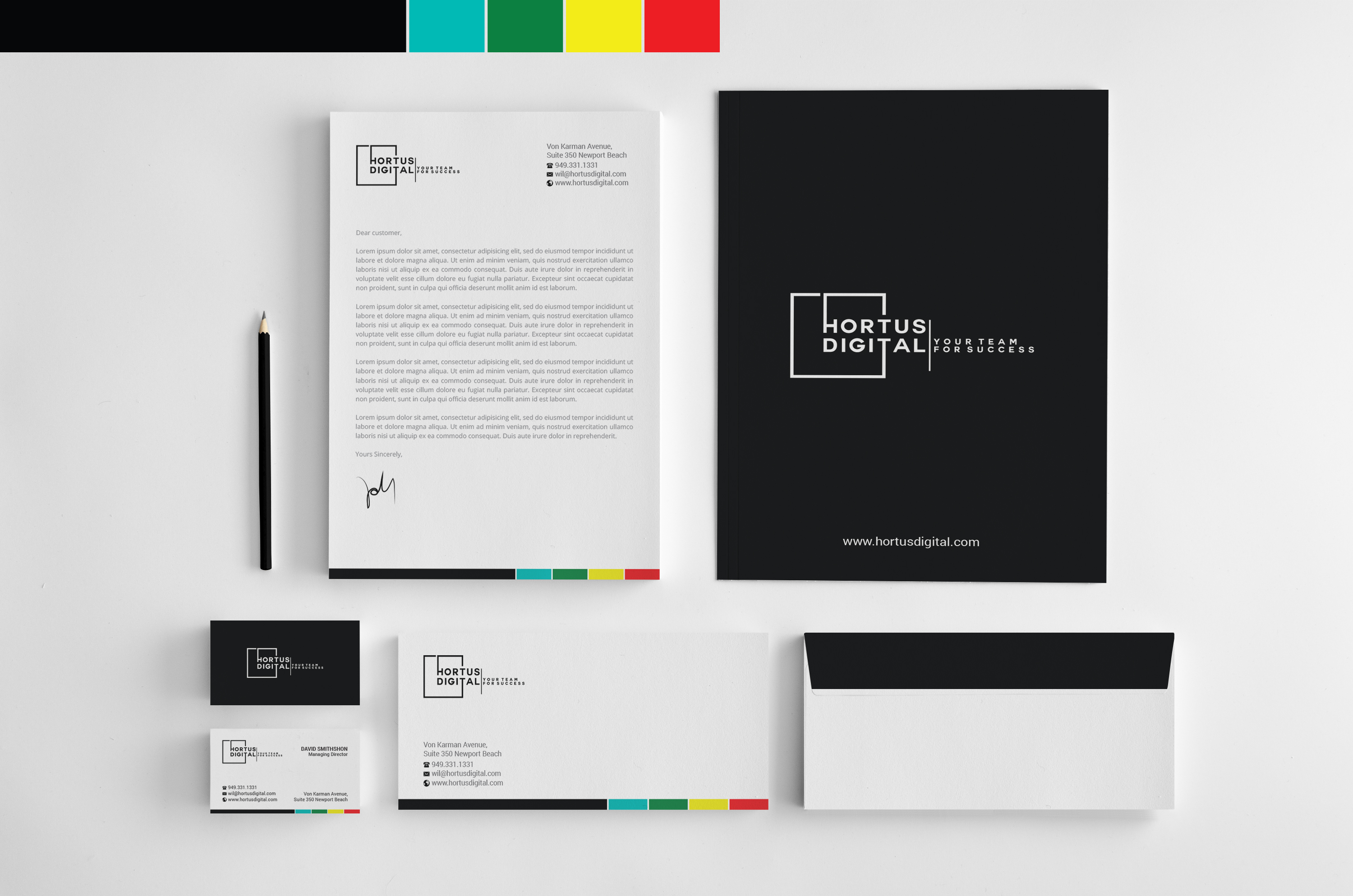 Stationery Design by R.design for HORTUS Digital | Design #25237086