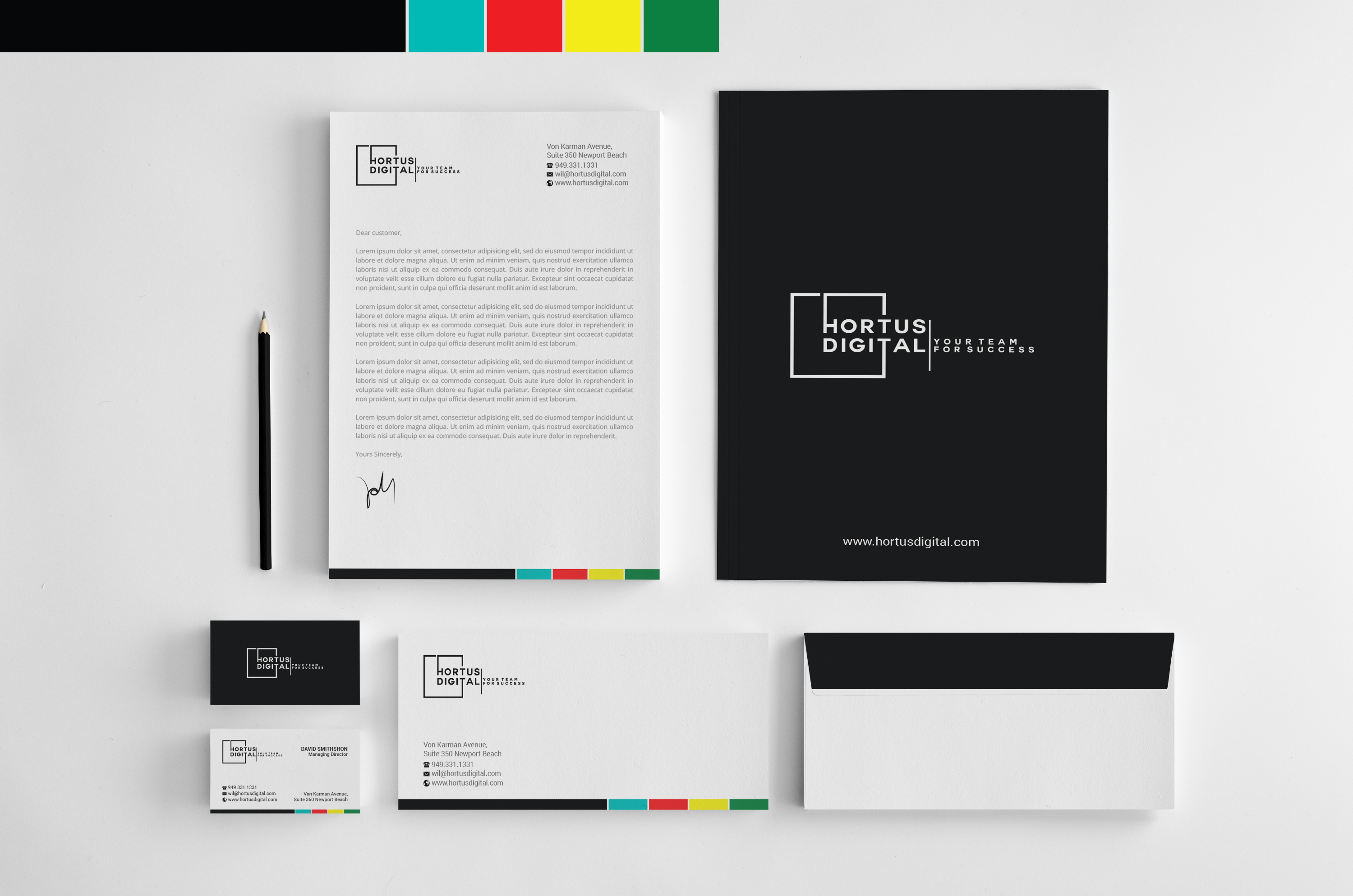 Stationery Design by R.design for HORTUS Digital | Design #25237107