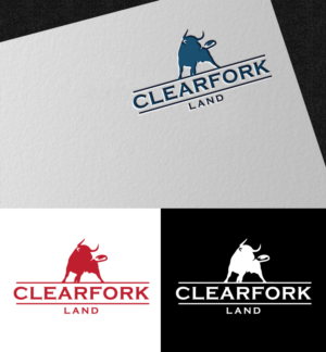 Clearfork Land | Logo Design by ZJ Design