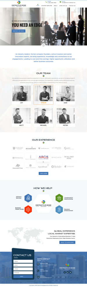 High-end Management Consulting Website | Diseño Web por Sbss