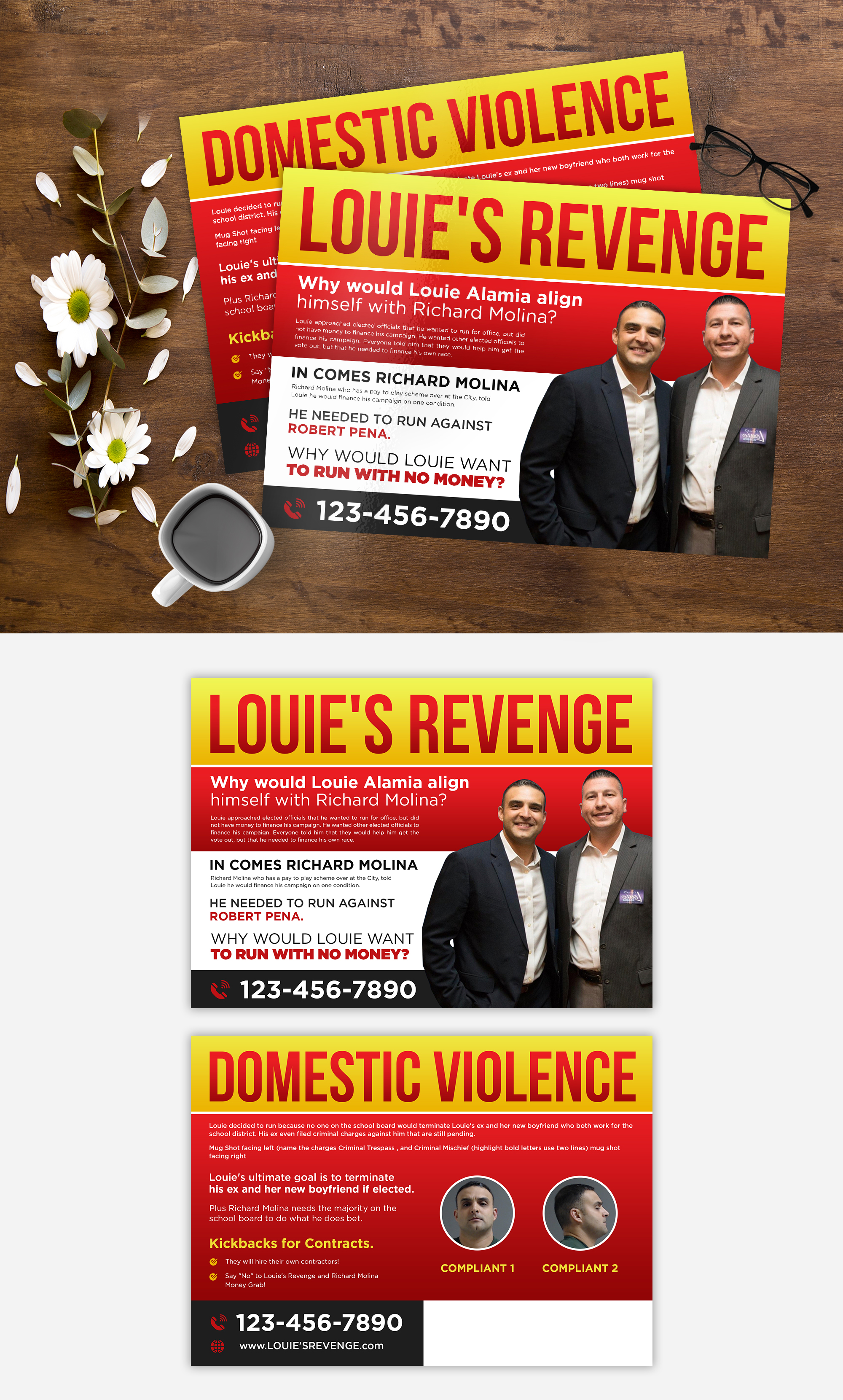 Flyer Design by ZeneFashions for Richard Alamia Attorney at Law | Design #25219269