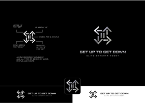 Get Up to Get Down Elite Entertainment | Logo-Design von ~idiaz~