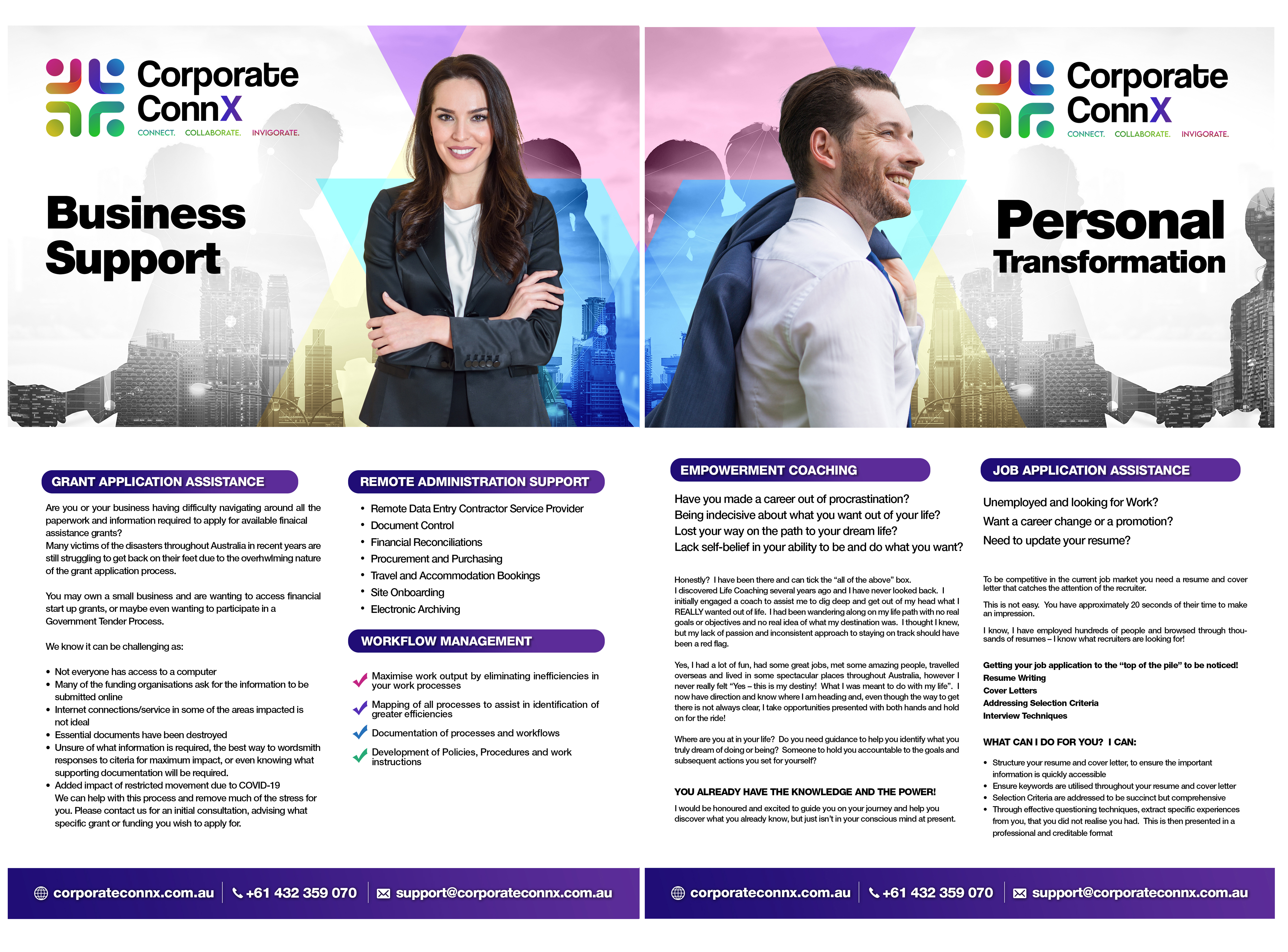 Flyer Design by jeffdefy for Corporate ConnX | Design #25259328