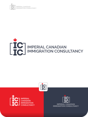 Imperial Canadian Immigration Consultancy also with company acronym ICIC | Logo Design by adigoofy 2