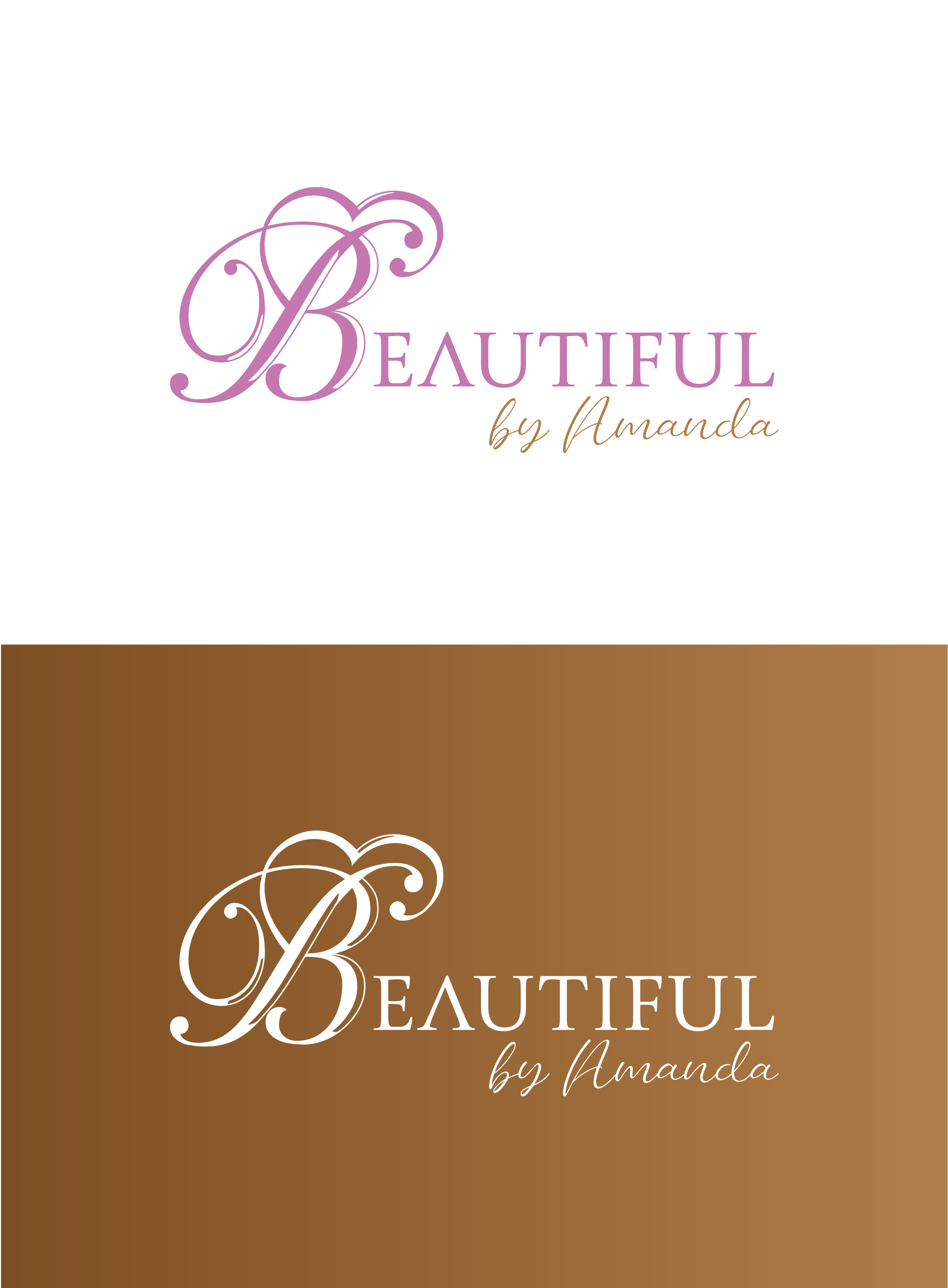 Graphic Design by Al Pech for B Beautiful By Amanda  | Design #25219370