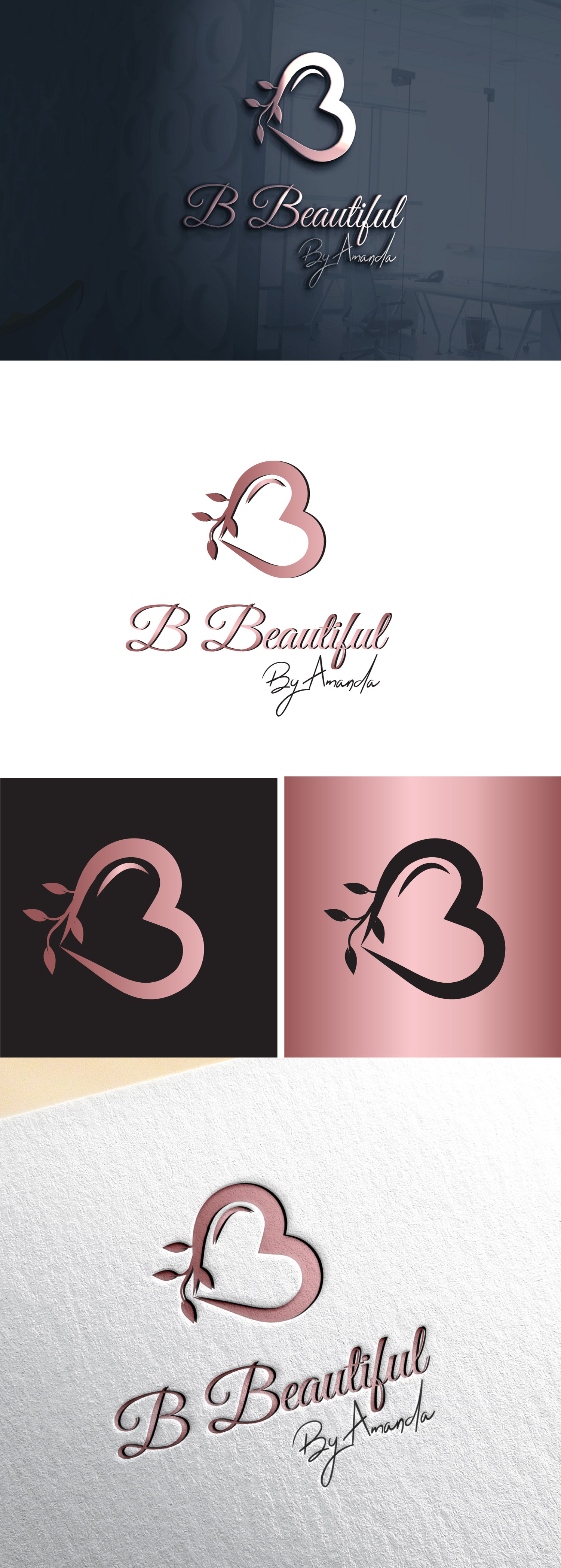 Graphic Design by u2square for B Beautiful By Amanda  | Design: #25219256