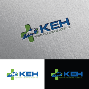 Kentucky Equine Hospital or KEH | Logo Design by Rii