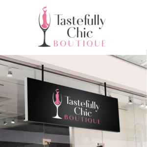Tastefully Chic Boutique | Logo Design by TSU Creations