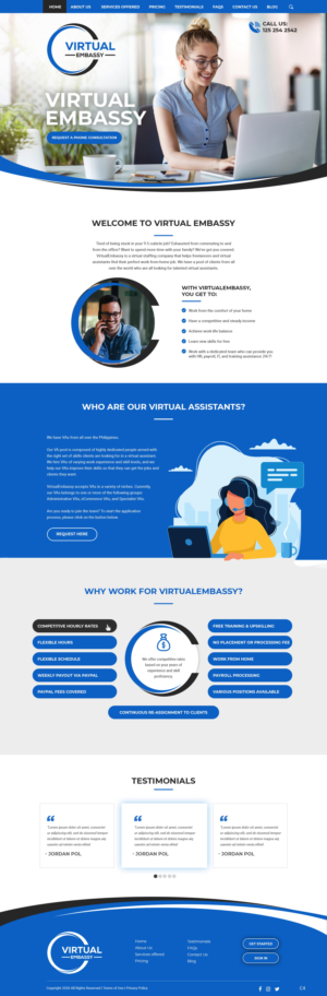 Web Design by pb for this project | Design: #25233597