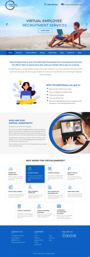 Web Design by pb for this project | Design: #25233645