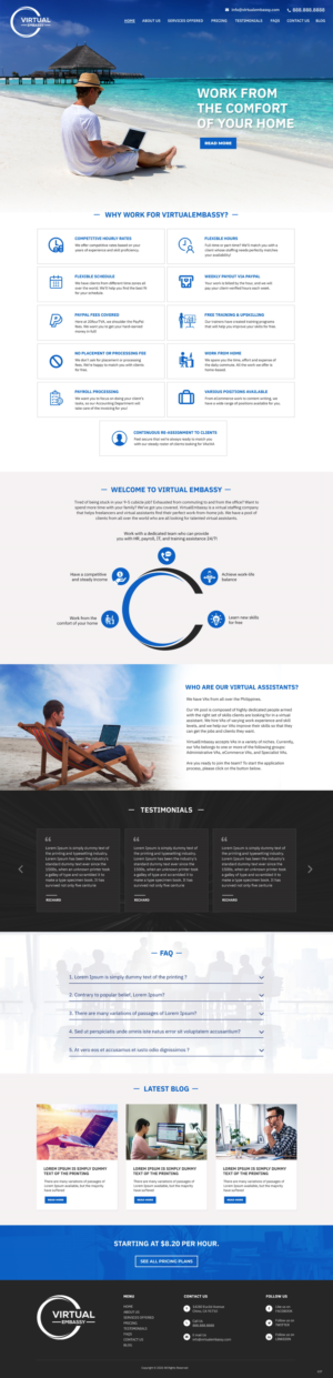 Web Design by pb for this project | Design #25233647