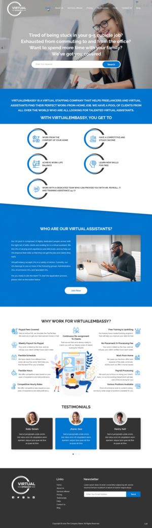 Web Design by pb for this project | Design: #25240131