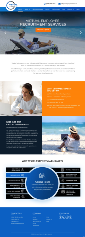 Web Design by pb for this project | Design: #25240133