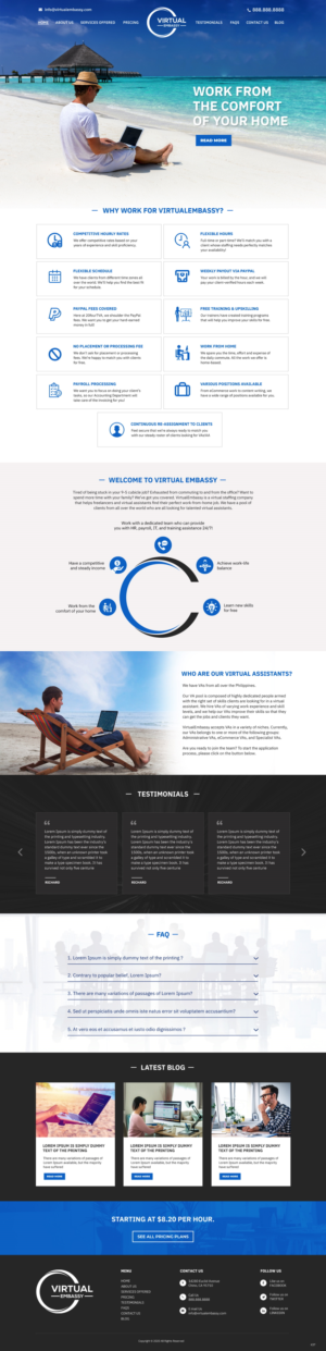 Web Design by pb for this project | Design: #25240138