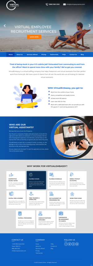 Web Design by pb for this project | Design: #25240139