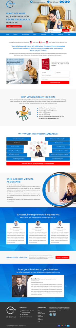 Web Design by Titan Eagle for this project | Design: #25233916