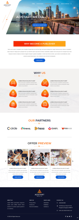 Web Design by pb for this project | Design: #25550097