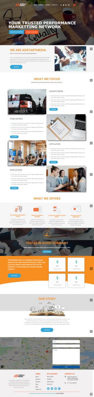 Web Design par Adeel Rahman pour ce projet | Design #25268416