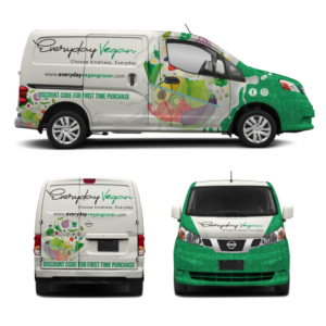 Car Wrap Design by Yoga Tri for Everyday Vegan Grocer | Design: #25227559