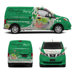 Car Wrap Design by Yoga Tri for Everyday Vegan Grocer | Design: #25227572