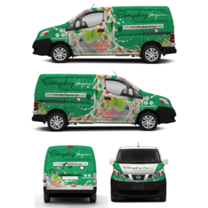 Car Wrap Design by Yoga Tri for Everyday Vegan Grocer | Design: #25272586