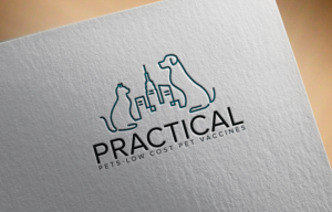 Practical Pets-Low Cost Pet Vaccines | Logo Design by 4tech services