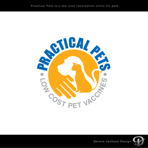 Practical Pets-Low Cost Pet Vaccines | Logo Design by Dennis Jackson Design