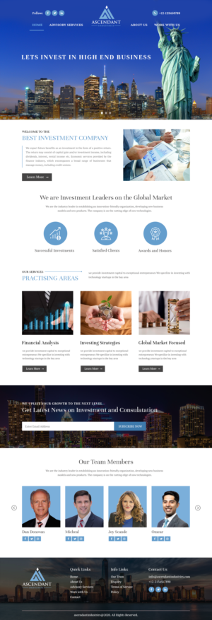 Web Design by Creative Slices for this project | Design #25232328