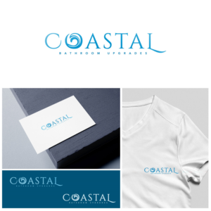 Coastal Bathroom Upgrades | Logo Design by DominicDesign