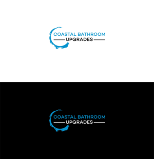 Coastal Bathroom Upgrades | Logo Design by R Graphic