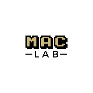 "MACLab" or MAC Lab" or "MACLAB" – could be on different lines too. “MAC” should always be capitalized. The letters of “lab” can be upper or lower or a mix; depends on what works visually. | Logo Design by Spuffy™