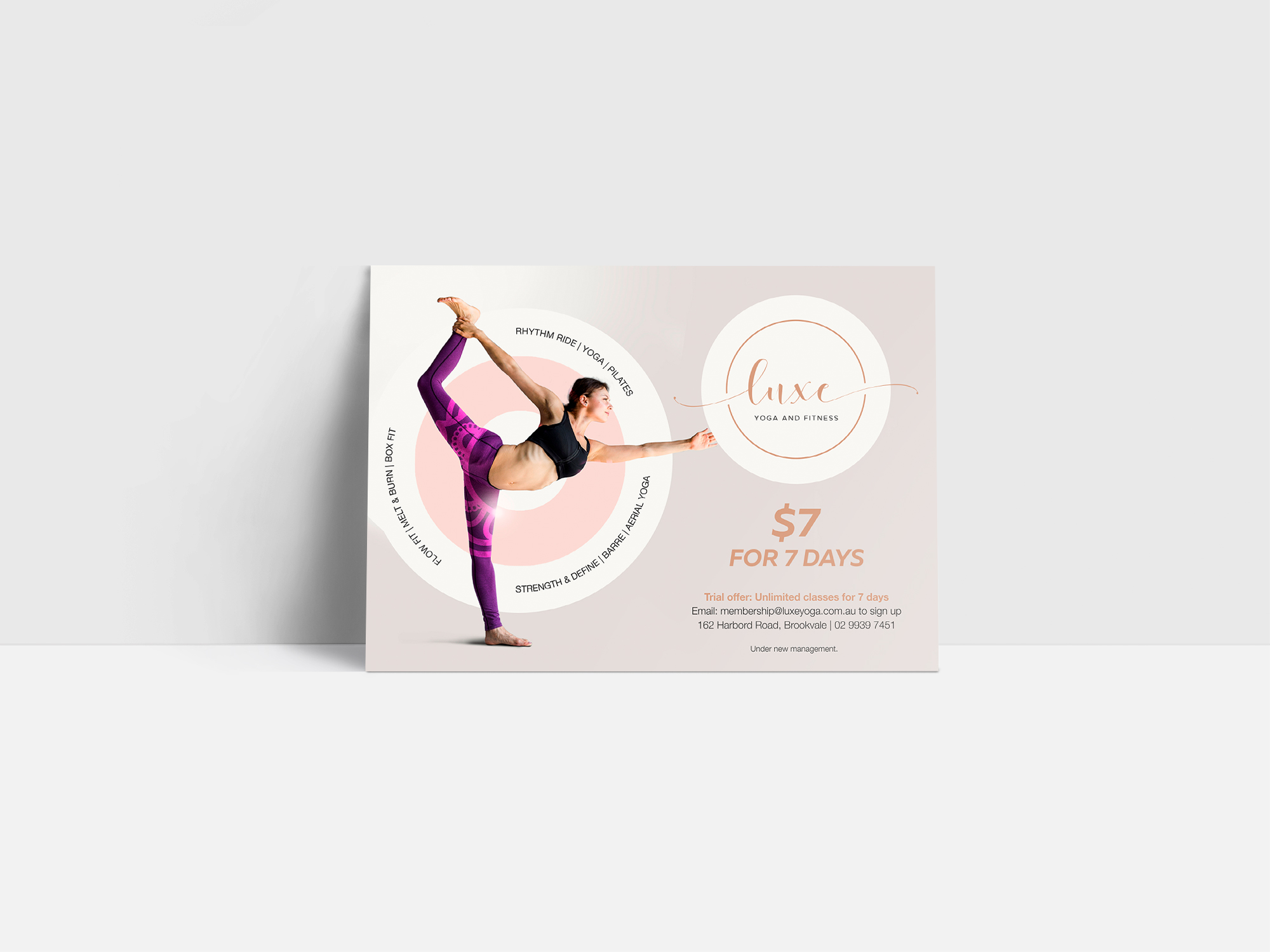 Stationery Design by logodentity for Luxe Yoga and Fitness  | Design #25236938
