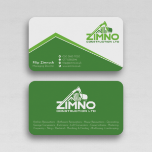 High-end construction company needs a business card design  | Design de Carte de Visite par WebixBD