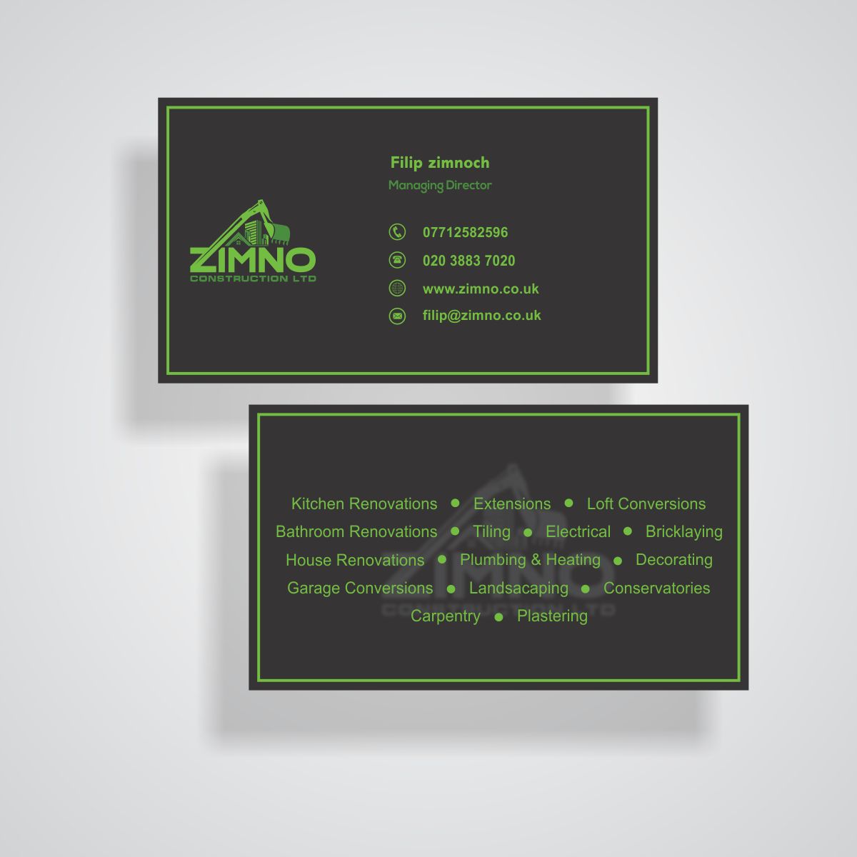 Design de Carte de Visite par Vasim Jagliwala 2 pour ce projet | Design #25231831