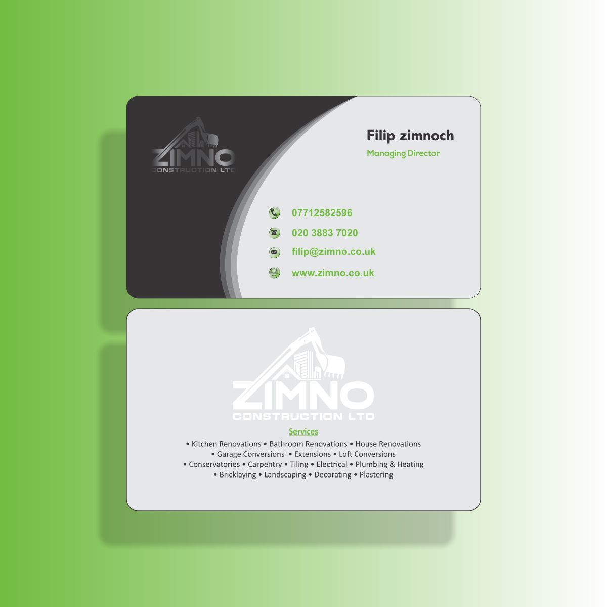 Design de Carte de Visite par Vasim Jagliwala 2 pour ce projet | Design #25263267