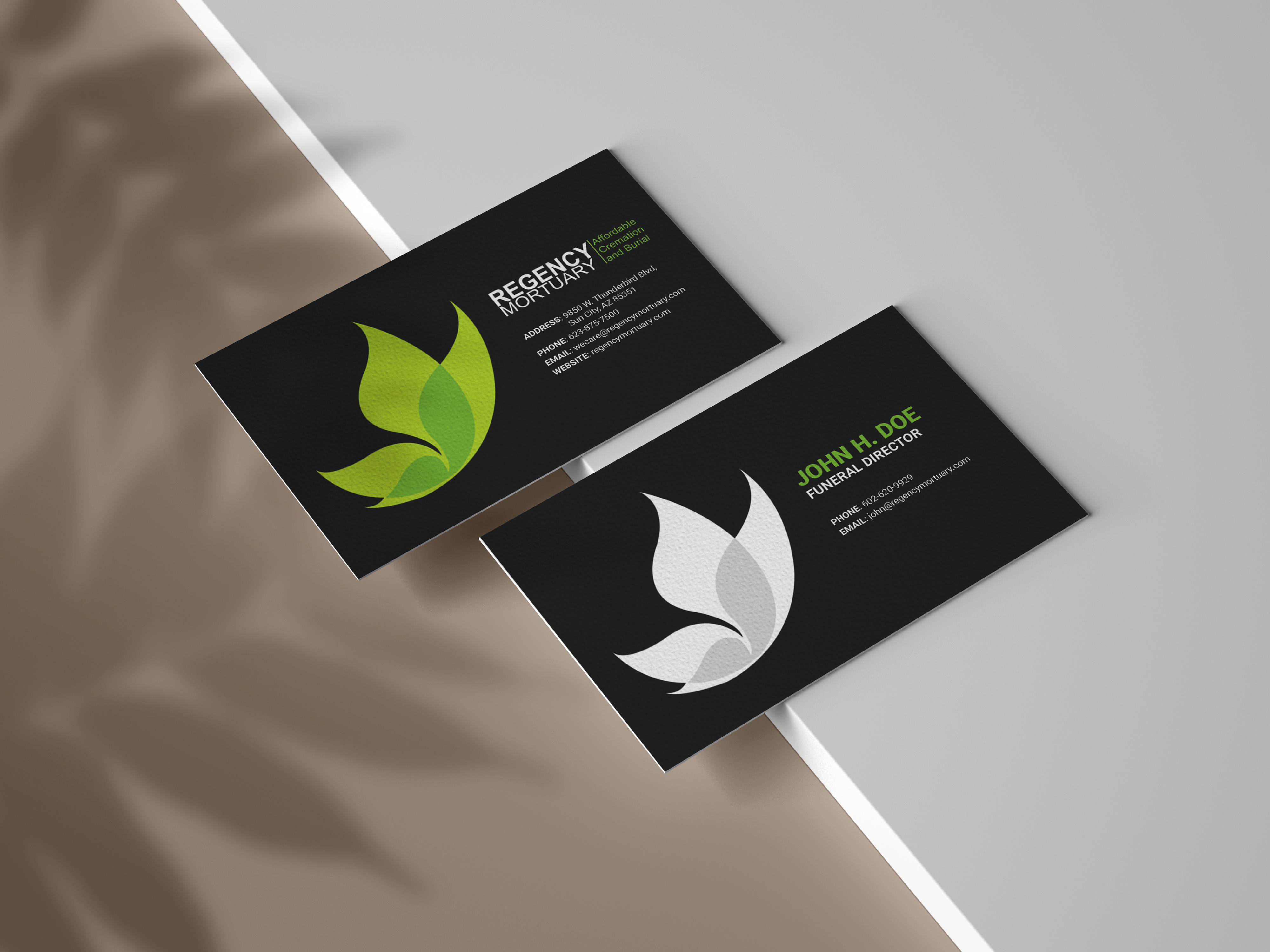 Business Card Design by Rielle for Palm Products LLC | Design #25233667