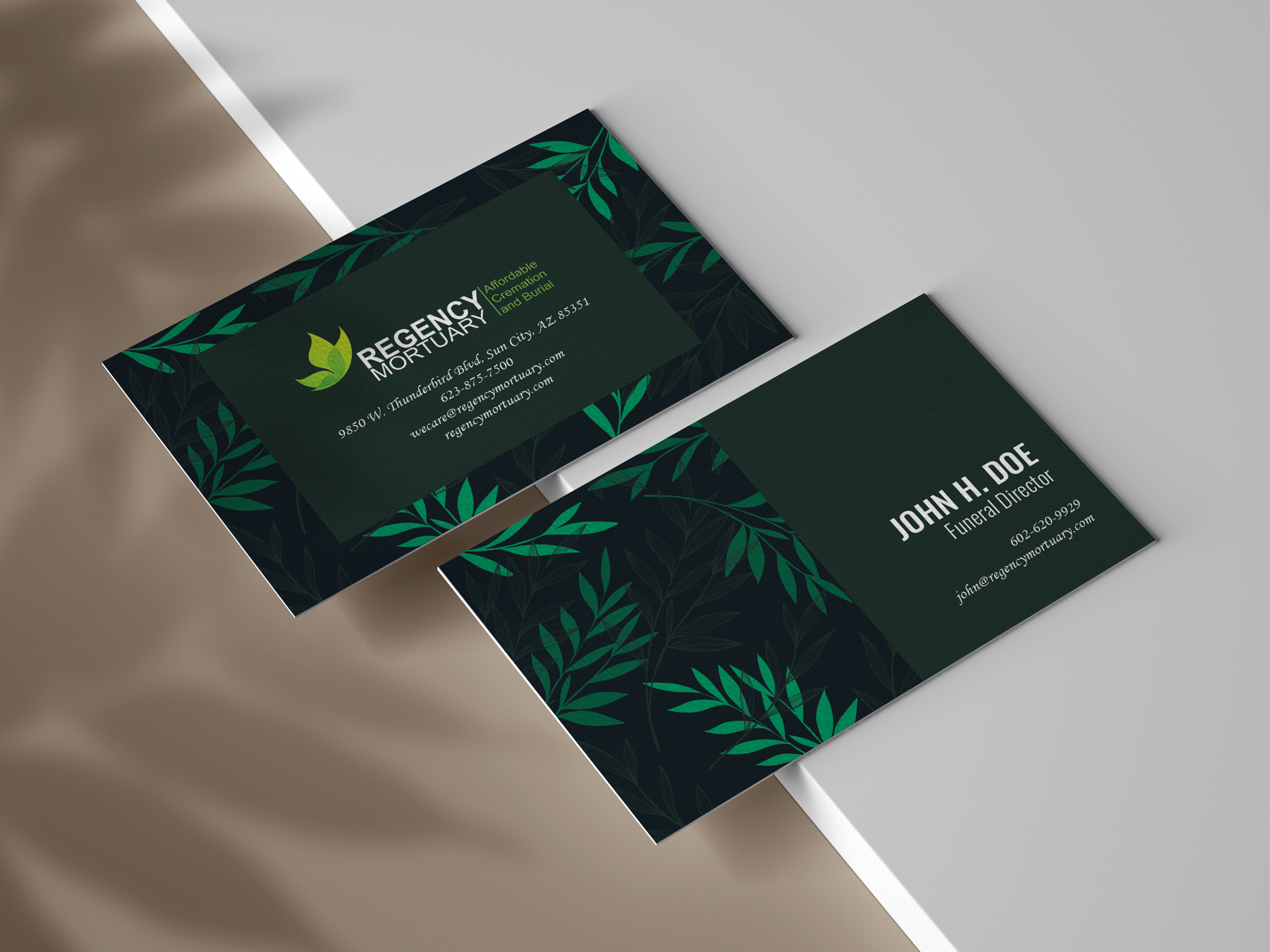 Business Card Design by Rielle for Palm Products LLC | Design #25234290