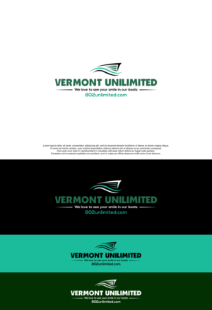 Vermont Unilimited: We love to see your smile in our boats...802Unlimited.com none are must haves... | Design de Logo par siti MWDesign